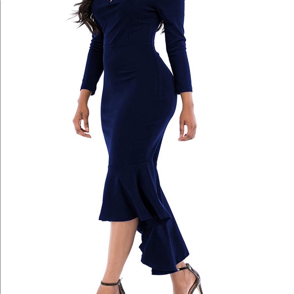 Navy dress - Picture 3 of 5